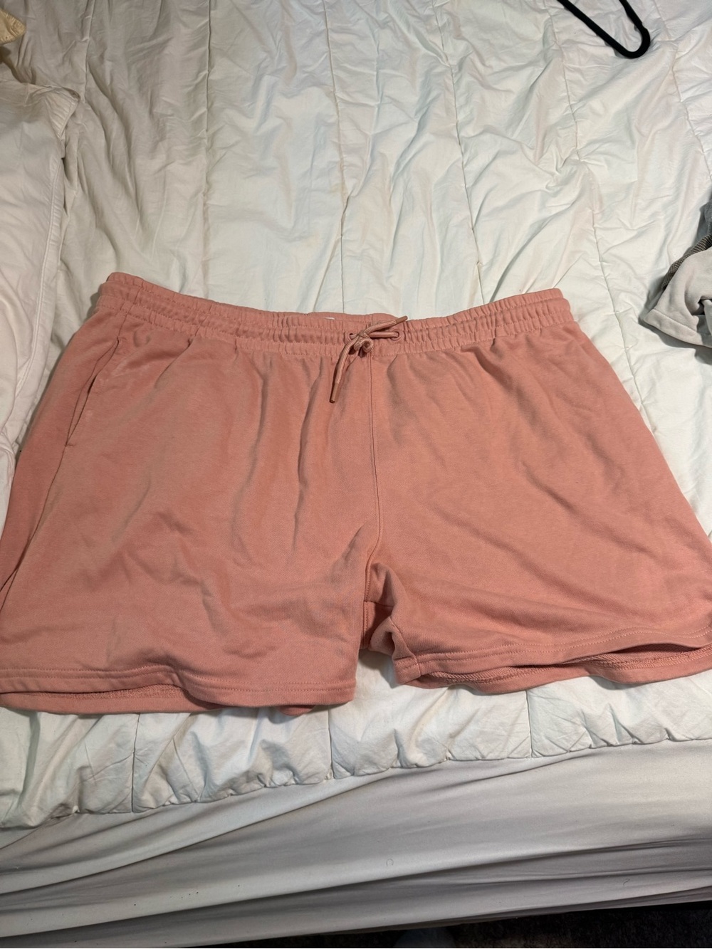 Men’s Pink Drawstring Lounge Shorts